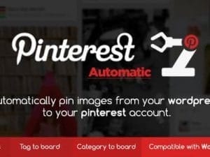 Pinterest Automatic Pin Wordpress Plugin