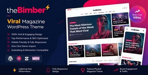 Bimber - Viral Magazine WordPress Theme