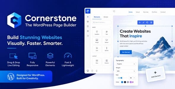 Cornerstone - The WordPress Page Builder