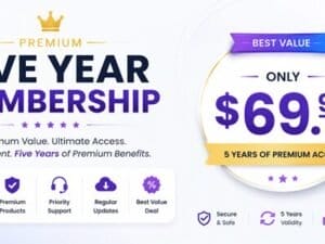 Premium Five Year Membership