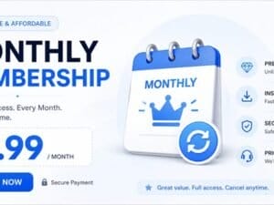 Premium Monthly Membership
